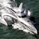 Illustration for article titled Speedy Power Boat Powered by Human Flab to Circumnavigate the Globe